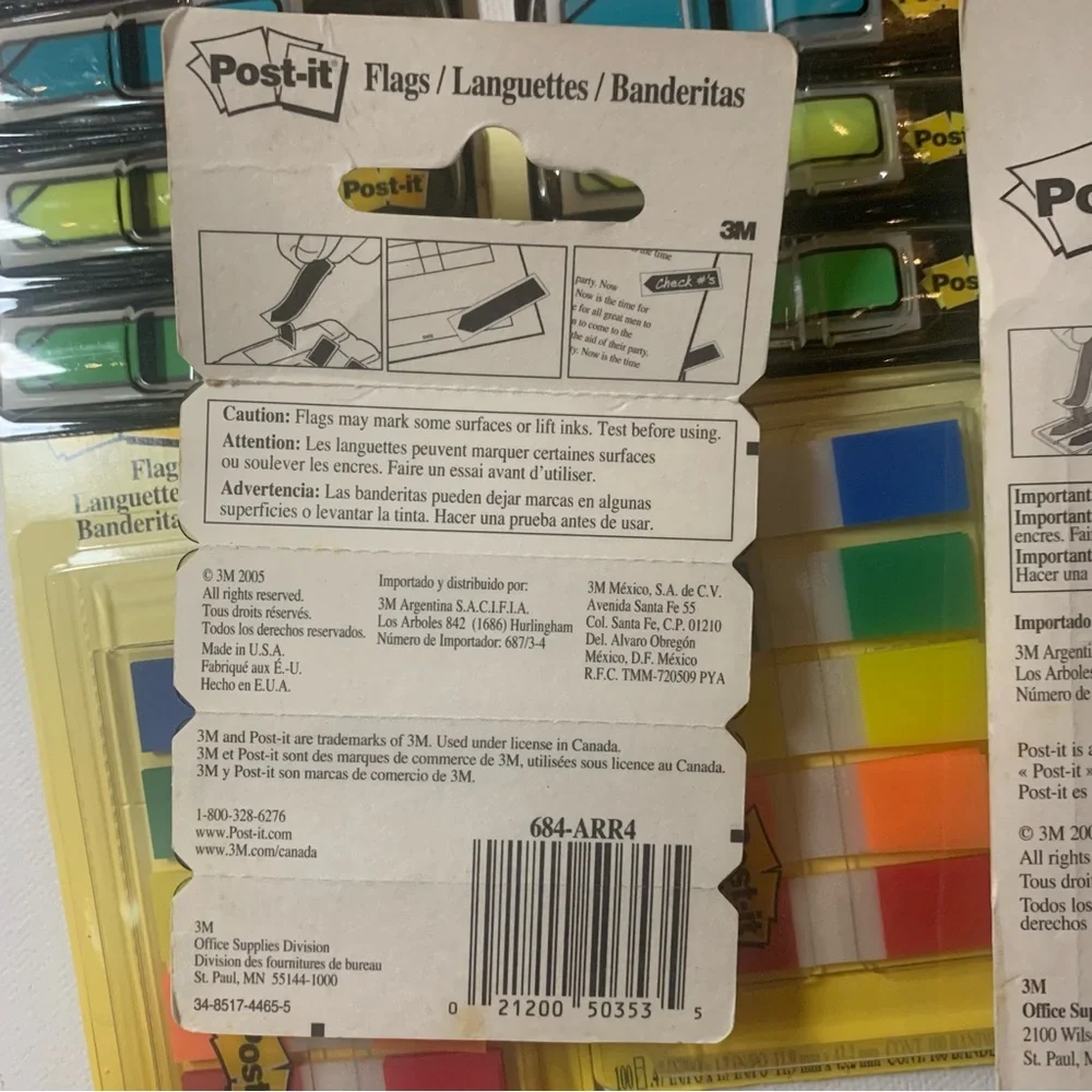 Bundle of 13 sticky note tabs